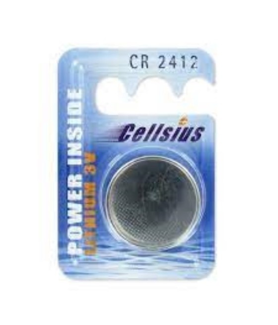 PILE BOUTON LITHIUM CR2412 3V