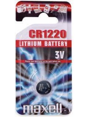PILE BOUTON LITHIUM CR1220 VARTA / MAXELL