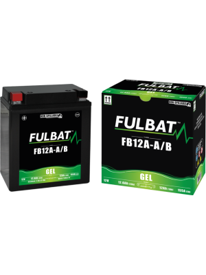 BATTERIE MOTO AXCELL12V 12.6AH TYPE YB12A-A  AGM/GEL 134X80X160 +G